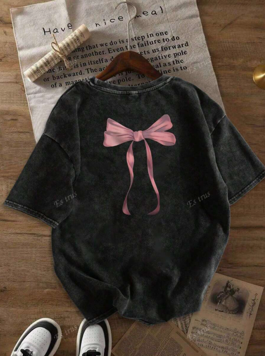 Camiseta de manga corta de estilo punk retro básico de moda versátil para mujer